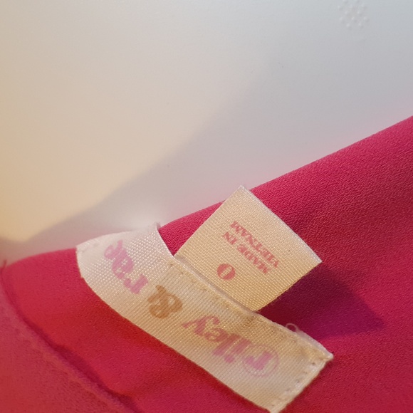 Riley & Rae Pink A-line Mock Neck Dress - Picture 4 of 9